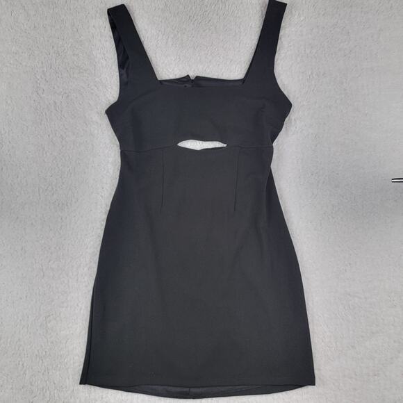 Lulus Unlimited Confidence Black Cutout Bodycon Mini Dress - Picture 1 of 10